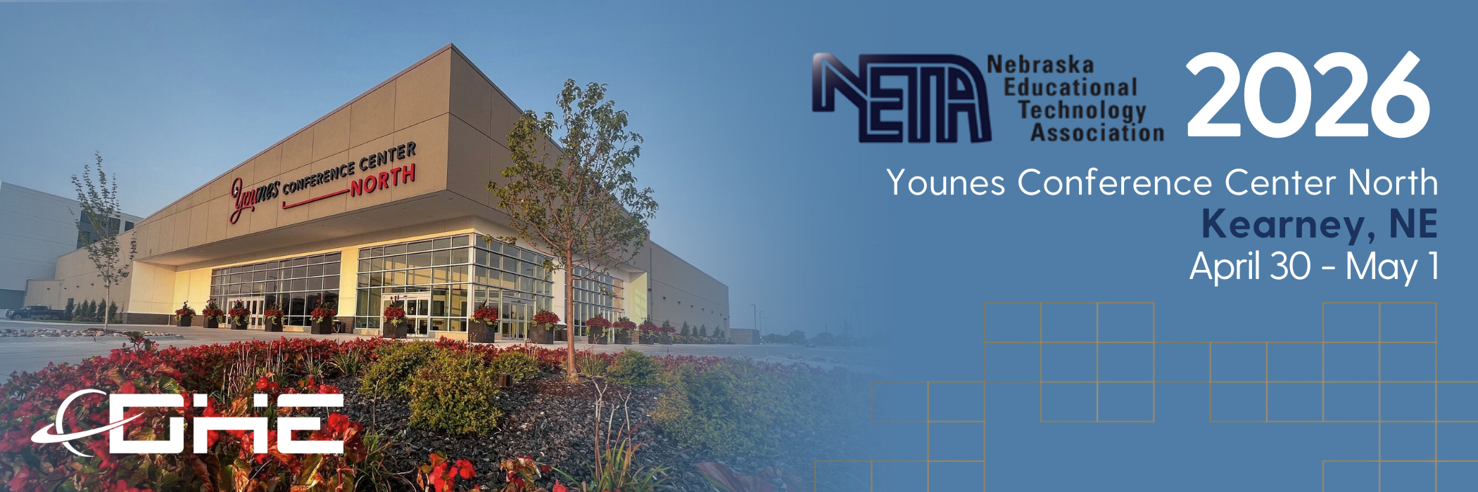 NETA 2026 Spring Conference at Younes Conference Center North in Kearney, Nebraska, April 30–May 1